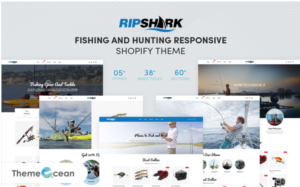 Download Ripshark - Fishing And Hunting Responsive Shopify Theme