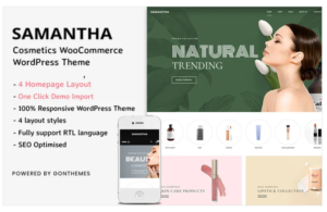 Download Samantha - Cosmetics WooCommerce WordPress Theme