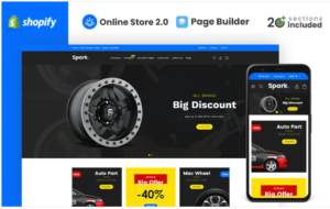 Download Spark Auto Parts Store Shopify Theme