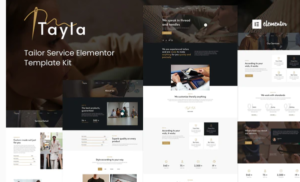 Download Tayla - Tailor Service Elementor Template Kit