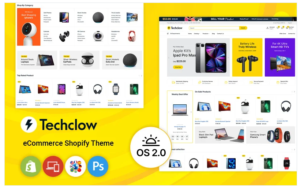 Download Techclow Electronics Store Shopify Theme