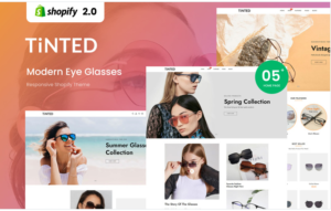 Download Tinted - Modern Eye Glasses Responsive Shopify Theme