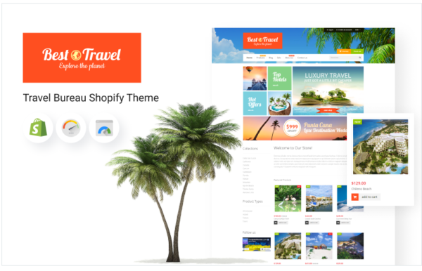 Download Travel Bureau eCommerce Shopify Theme