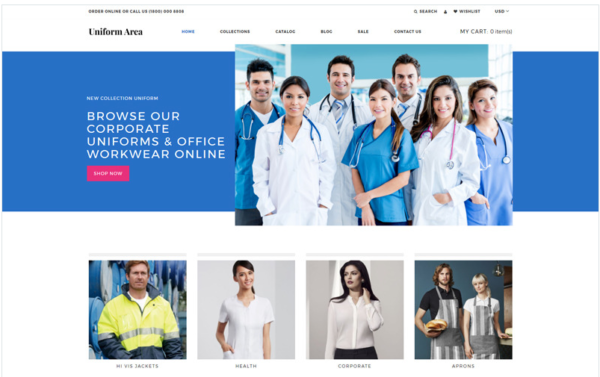 Download Uniform Area - Multipage Clean Shopify Theme