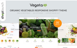 Download Vegeta - Organic Vegetables Responsive Shopify Theme
