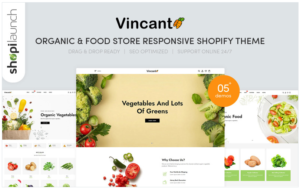 Download Vincant - Organic & Food Store Responsive Shopify Theme