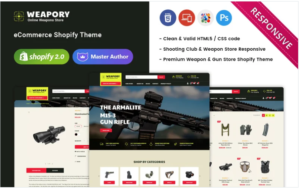 Download Weapory - Weapon Shop and Gun Store Shopify Theme