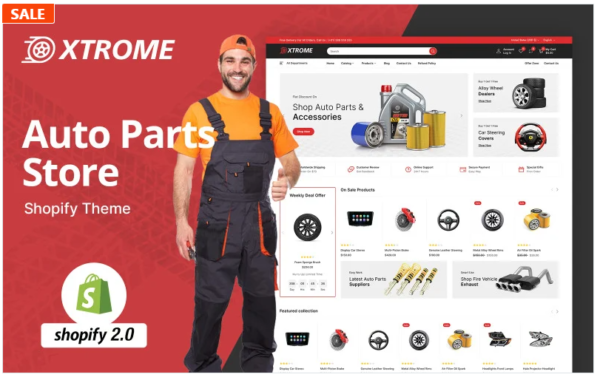 Download Xtrome - Auto & Spare Parts Store Shopify Theme