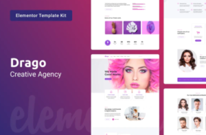 Drago - Creative Digital Agency Elementor Template Kit