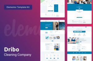 Dribo Cleaning Company Template Kit for Elementor