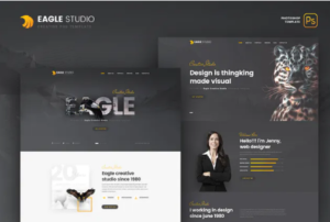 Eagle Studio - Creative PSD Template | Srmehranclub.com