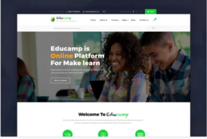 EduCamp - Education & Online Learning PSD Template | Srmehranclub
