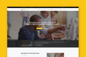Education & University Website PSD Template | Srmehranclub