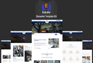 Eduliv - Education Elementor Template Kit | srmehranclub.com