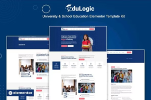 Edulogic - University & School Education Elementor Template Kit download