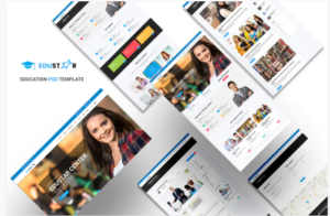 EDUSTAR - Education PSD Template | Srmehranclub