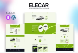 Elecar - Electric Vehicle Elementor Template Kit download