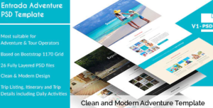 Entrada Adventure and Tour PSD Template | srmehranclub.com