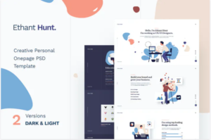 Ethant Hunt - Personal PSD Template | Srmehranclub.com