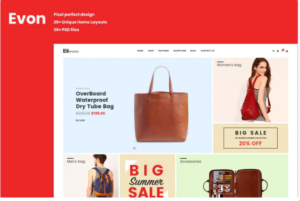 Evon - eCommerce PSD Template| Srmehranclub.com