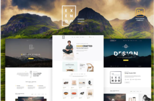 Exendo - Creative PSD Template | Srmehranclub