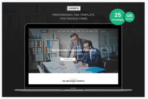 Experts Business and Finance PSD Template | Srmehranclub.com