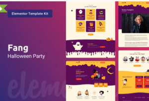 Fang — Halloween Party Template Kit for Elementor| Srmehranclub