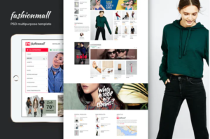 Fashion Mall eCommerce Website PSD Template | Srmehranclub