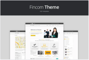 Fincom – Business PSD Template | Srmehranclub.com