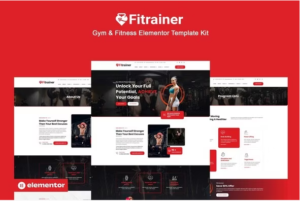 Fitrainer - Gym & Fitness Elementor Pro Template Kit download