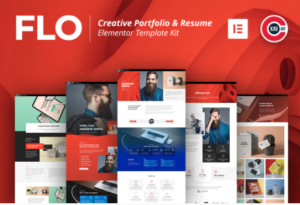 FLO Creative Portfolio & Resume Template Kit | srmehranclub.com