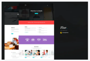 Flur - Creative PSD Template | Srmehranclub.com