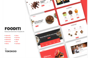 Fooditi Restaurant and Cafe Elementor Template Kit