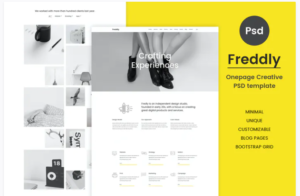 Freddly - Creative PSD Template | Srmehranclub