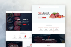 FreshMeat - Meat Shop PSD Template | Srmehranclub.com