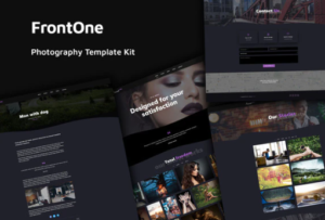 FrontOne - Creative Photography Template Kit | srmehranclub.com