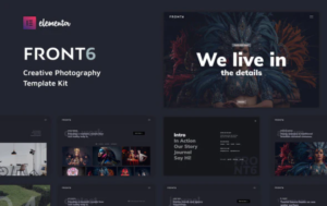 FrontSix - Creative Photography Template Kit | Srmehranclub