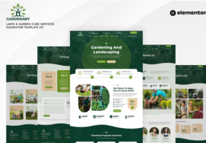 Gardenary - Lawn Garden Care Services Elementor Template Kit download