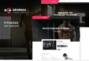 Georgio : Fitness PSD Template | Srmehranclub