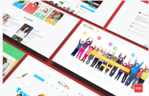 Giraffe - Kid Education Learning PSD Template | Srmehranclub