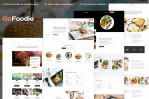 GoFoodie A premium template kits for Elementor | srmehranclub.com