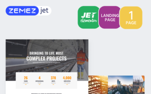 Granbils - Construction Jet Elementor Template | Srmehranclub.com