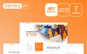 Grandbuild - Construction Company Jet Elementor Template | Srmehranclub.com