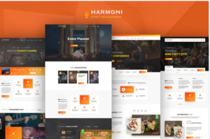 Harmoni - Event Management PSD Template | Srmehranclub