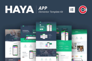 Haya - App Template Kit | srmehranclub.com