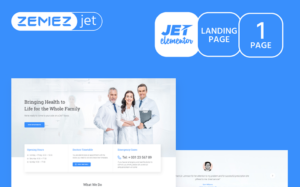 Healthen - Clean Medicine Jet Elementor Template | Srmehranclub.com