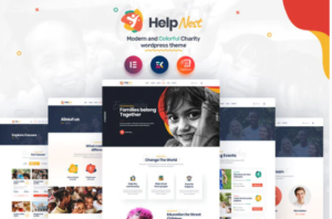 Helpnest Charity Elementor Template Kit | srmehranclub.com