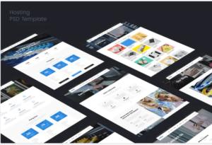 Hosting & Technology PSD Template | Srmehranclub