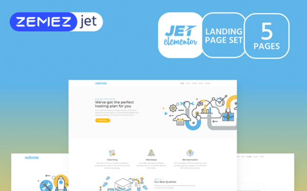 Hostirom - Hosting Jet Elementor Template | Srmehranclub.com
