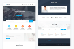 Hostro — Hosting PSD Template | Srmehranclub